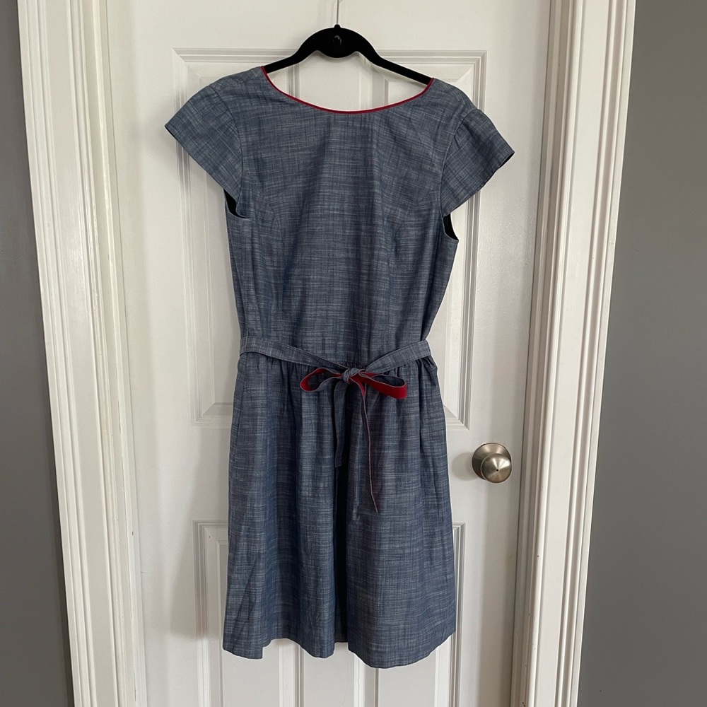 Elegant chambray day dress